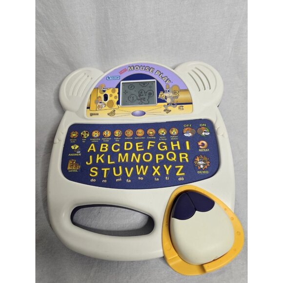 VTECH LITTLE SMART MOUSE PLAY LAPTOP VINTAGE TESTED- WORKS! - Picture 2 of 10
